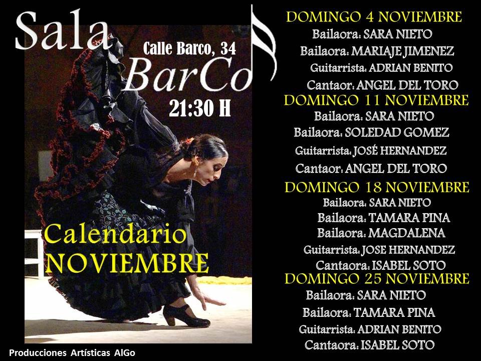 ProgramFlamencoNov18